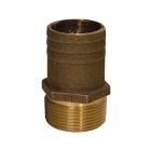 Groco FF-3000 3 Inch NPT X 3-1/2 Inch Hose Barb Full Flow Pipe-to-Hose Adapter