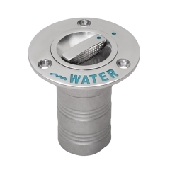 316 Stainless Steel 1-1/2 inch Hose Deck Fill Water EPA | Whitecap 6125EPA