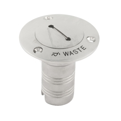 Packaged 1-1/2 inch Hose Deck Fill Waste Tapered | Whitecap 6126SC