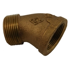 ACR-44-203 Bronze Street Elbow Fitting, 45 Degree - 1/2 inch