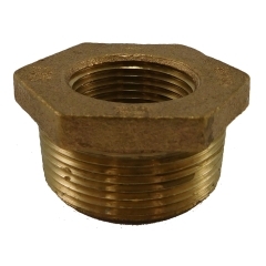 ACR Industries 44-507 Bronze Hex Adapter Bushing - 3/4 inch x 1/4 inch
