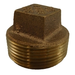 ACR Industries 44-657 Square Head Pipe Plug Fitting, Bronze - 1-1/2 inch
