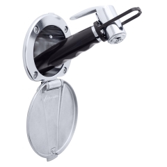 Recessed Shower Kit, Stainless Steel Lid | Ambassador Marine 136-0042-CP