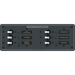 PANEL 120VAC 6 POS HORIZONTAL