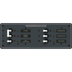 PANEL 230VAC 6 POS HORZ W/MAIN
