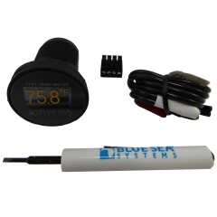 Blue 1741 Meter Mini OLED Temp