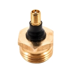 Camco 36153 Brass Blow Out Plug with Schrader Valve