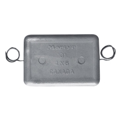 Canada Metal CMPOWA medium Hull Anode