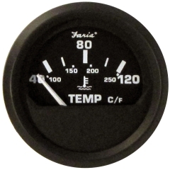 Faria Beede Instruments 12814 Euro Water Temperature Gauge Metric (40-120° C)