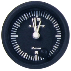 Euro Analog Quartz Clock Gauge | Faria 12825