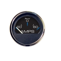 Chesapeake Black SS Ammeter Gauge 60-0-60 | Faria 13736