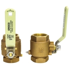BRONZE IN-LINE B-VALVE 4 In. GROCO-IBV-4000_LG