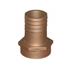 Groco TPT-750 Bronze Tail Piece Fitting, 3/4 inch Female NPT X 3/4 inch Hose B