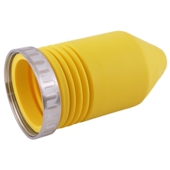 Hubbell HBL77CM15 Yellow Seal-Tite® Boot for 50 Amp Inlets