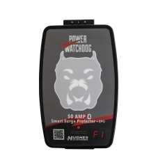 Hughes Autoformers PWD50-EPO-H Hard Wired Portable Bluetooth Surge Protector with Auto Shutoff - 50 Amp