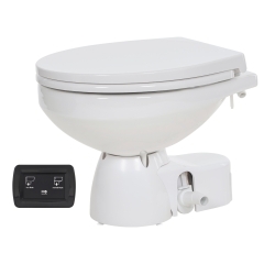 Jabsco 38245-4194 Quiet Flush E2 Marine Toilet with Raw Water Rinse, 24 volt