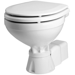 Johnson Pump 80-47231-01 Aqua T Silent Electric Toilet with Compact Bowl, 12V - Raw Water