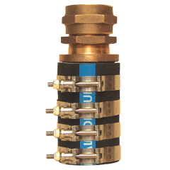 Buck Algonquin 00PB100X Bronze Self Aligning Packing Box with Spud - 1 Inch Shaft, 1-1/2 Inch Hose I.D.