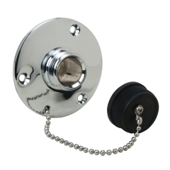 Water Outlet Fitting With Cap | Perko 0504DP0CHR