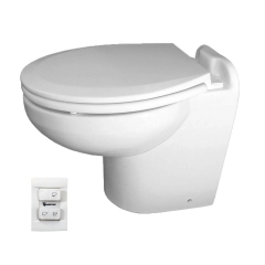 RT-220HS01201 Marine Elegance Toilet, 12V - SeaFresh w/Multifunction Control