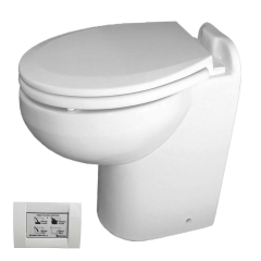 Raritan 230HR024 Marine Elegance Toilet, 24V - Raw Water w/STC Control 