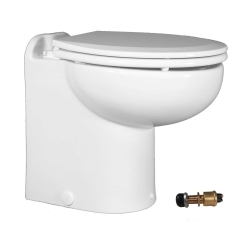 Raritan 231HR02402 Marine Elegance Toilet, 24V - Raw Water w/Push Button Control