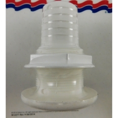 Rule 59 1-1/2 Inch Plastic White Thru Hull