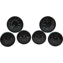 Sierra 68413P Eclipse Series Inboard & Sterndrive 6 Gauge Set