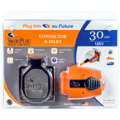 SmartPlug B30ASSYNT 30 Amp Stainless Steel Inlet and Female Connector Combo Kit