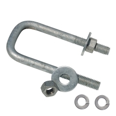 Galvanized Round U-Bolt - 1/2 x 3-1/16 x 6-11/16 inch | Tie Down Engineering 86226