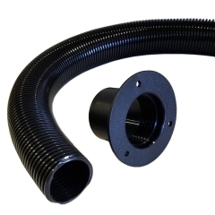 Trident Marine TFK-4 Black Rigging Tube & Flange Kit 4 foot long