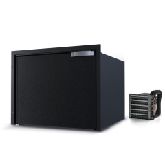 1.0 cubic foot Black External Unit Freezer | Vitrifrigo C30RBN4-F-1