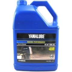 Yamaha LUB-10W30-FC-04 1 Gallon 10W30 Yamalube Four Stroke Outboard Oil
